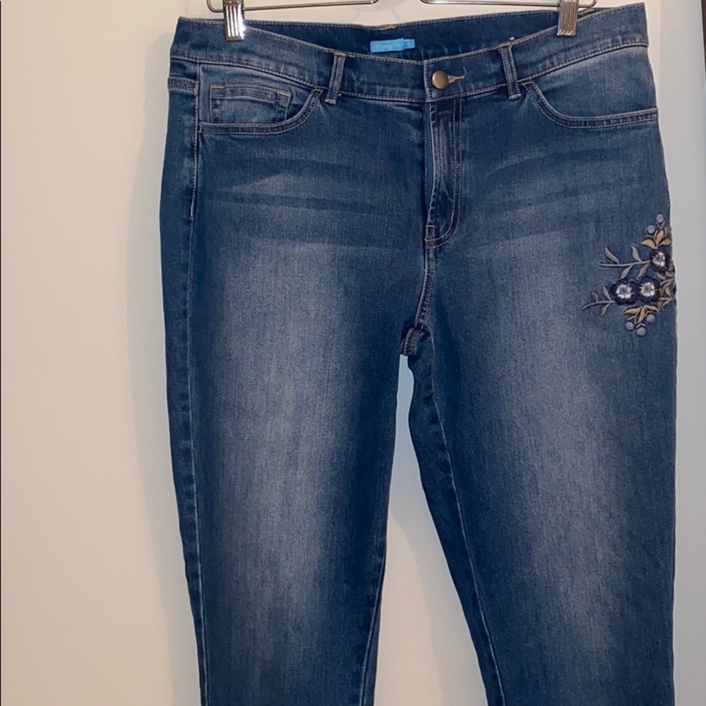 Embroidered Jeans